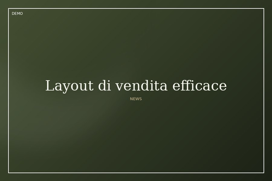 Layout di vendita efficace: il percorso del cliente